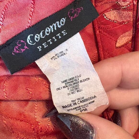 Vintage y2k floral blouse romantic - Picture 4 of 4